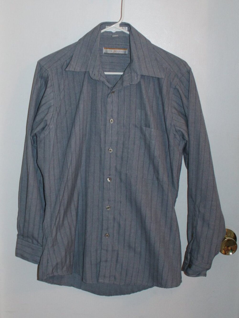Vintage John Henry striped button-up dress shirt